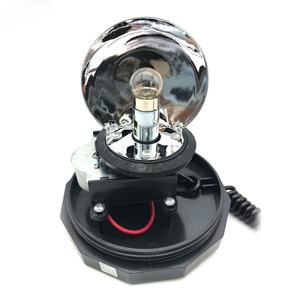 DC12V/24V 15W Halogen Rotating Warning Light Car Truck Emergency Round Light Standard Car Magnetic Ceiling Sucktion Signal Light DC12V/24V 15W Halogen Rotating Warning Light Car Truck Emergency Round Light Standard Car Magnetic Ceiling Sucktion Signal Light